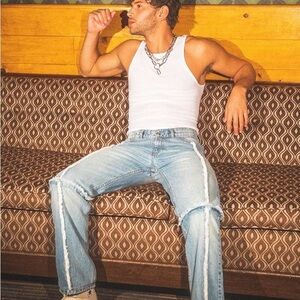 REVICE The Graduate Hustler Relaxed Men's Jeans size 34 vintage straight leg